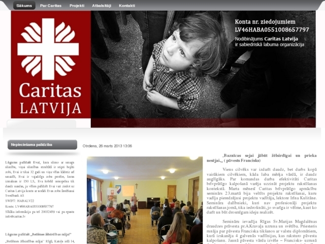 Nodibinājums Caritas Latvija SO, 